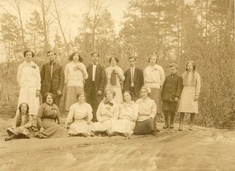 Oconee COunty SC School Photo ca 1915