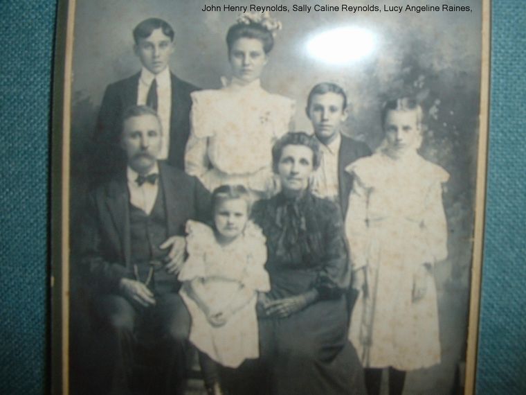 John Henry Reynolds/Lucy Angeline Raines family