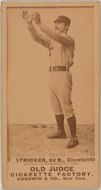 Cub Stricker, Cleveland Blues Baseball Card