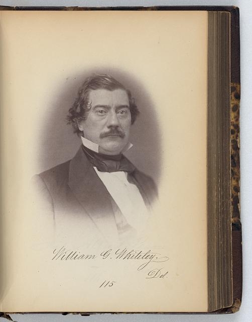 [William G. Whiteley, Representative from Delaware,...