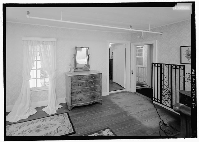 Interior view, second floor view looking southeast in the...
