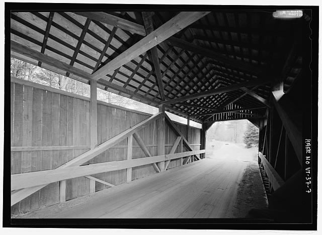 INTERIOR WITH 72 LENS. - Pine Brook Bridge, Spanning Pine...
