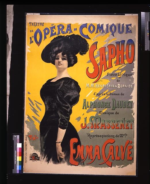 Sapho: Théâtre de l'Opéra-Comique / / PAL.