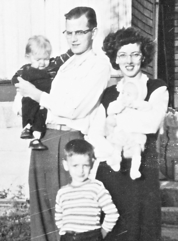Richard & Jean (Seith) Madden family, Ohio 1952