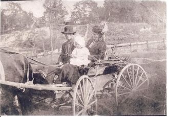 Justice family and the wagon