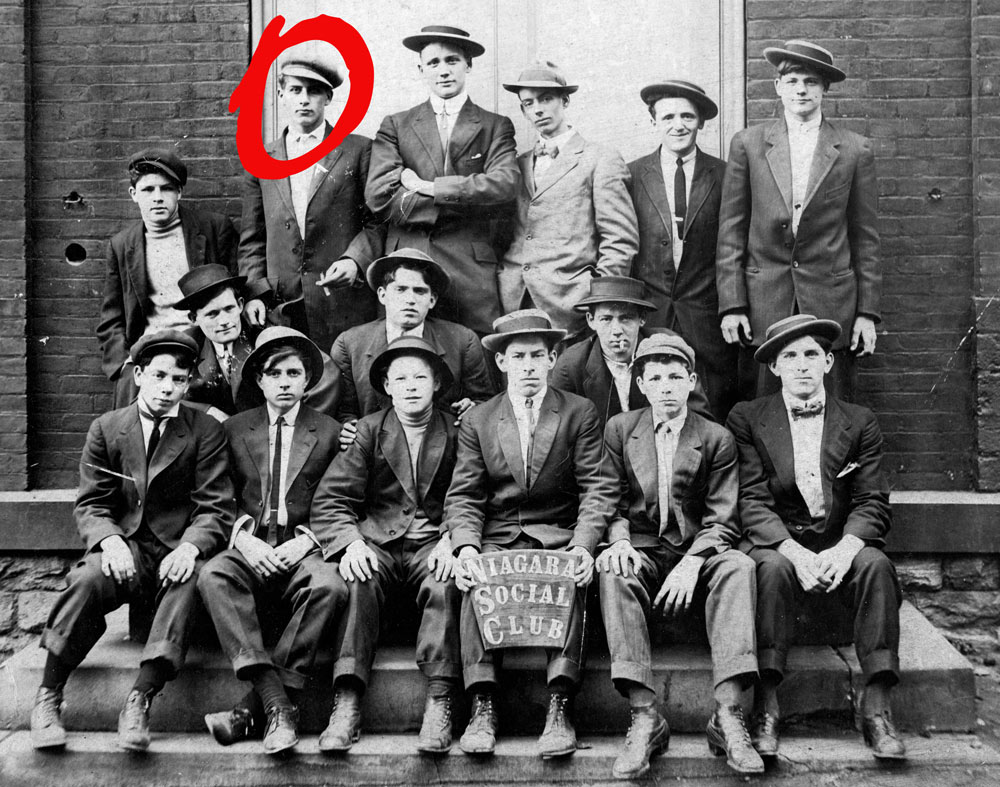 WALTER McELVENNY, NIAGRA SOCIAL CLUB, CINCINNATI, OHIO CA 1917