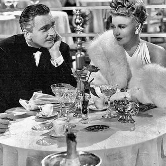 Leon Ames and Ginger Rogers.