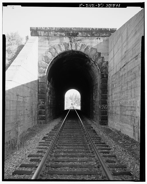 3. West portal of Tunnel 26, view to northeast, 135mm...