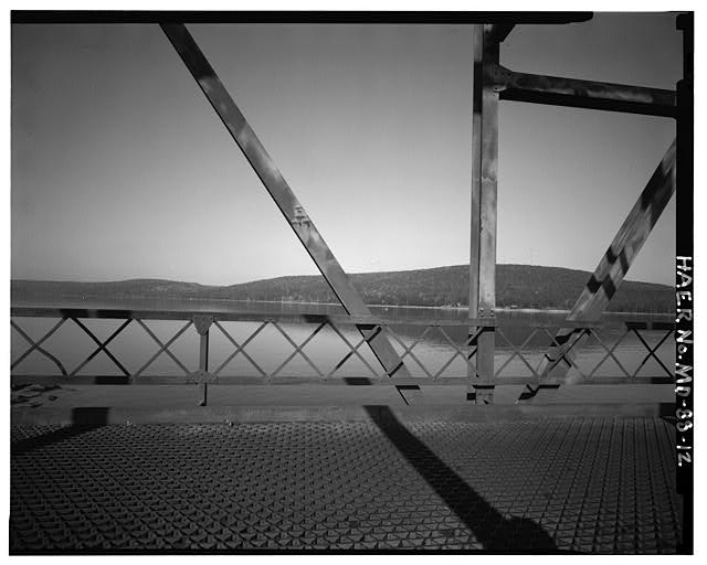 12. DETAIL, WEST RAILING, FROM SOUTH, SHOWING LATTICE...