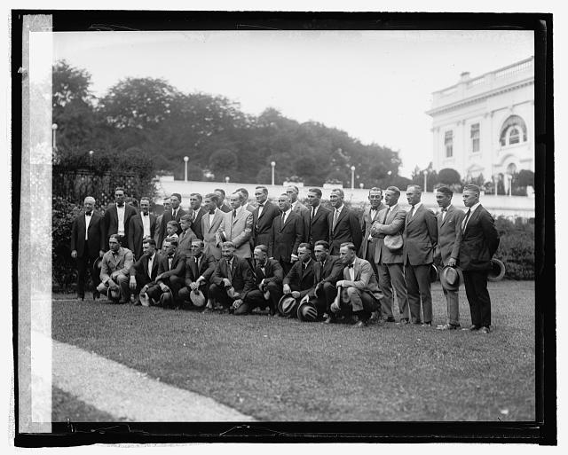 Coolidge with Wash. baseball team, [9/5/24]