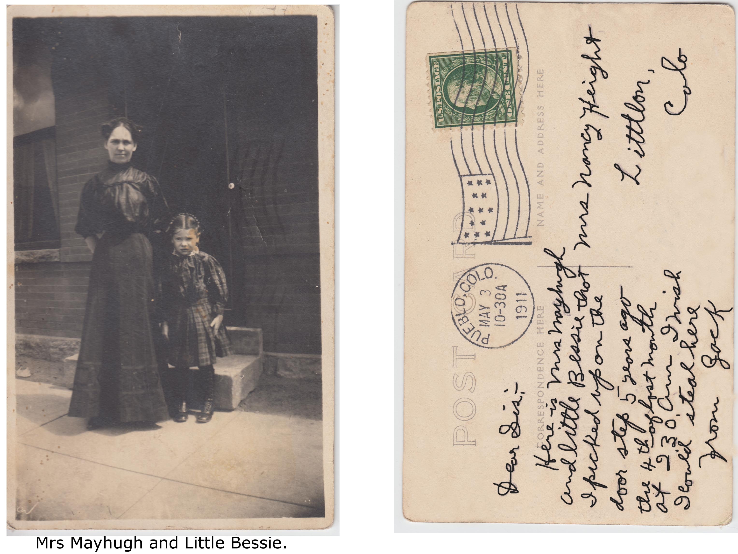 Mrs Mayhugh and Bessie