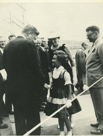Meeting President Kennedy 