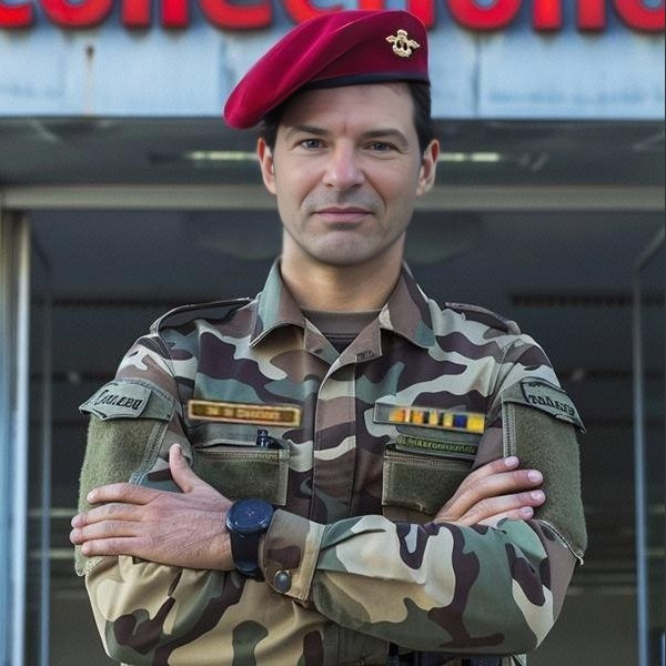 Israeli Army volunteer Lt, Keith Jones