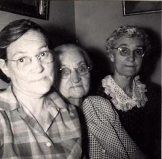 Rosie Allen, Emma Moore, and Mamie Eder