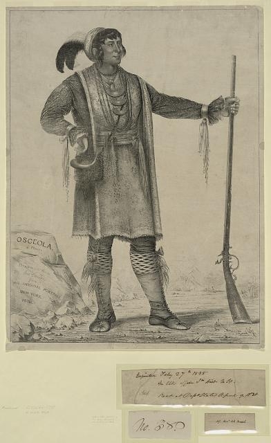Osceola of Florida / drawn on stone by Geo. Catlin, from...