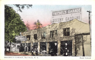 Postcard of Triebel's Garage