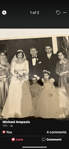 Wedding of Constantine A. Ampazis and Mary Perdik Kentroti