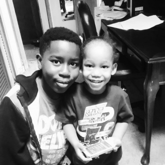 Photo of Ty’rel and his older brother: (Keisean)