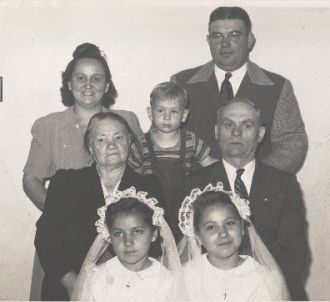 Szabo Family on Communion Day 1950