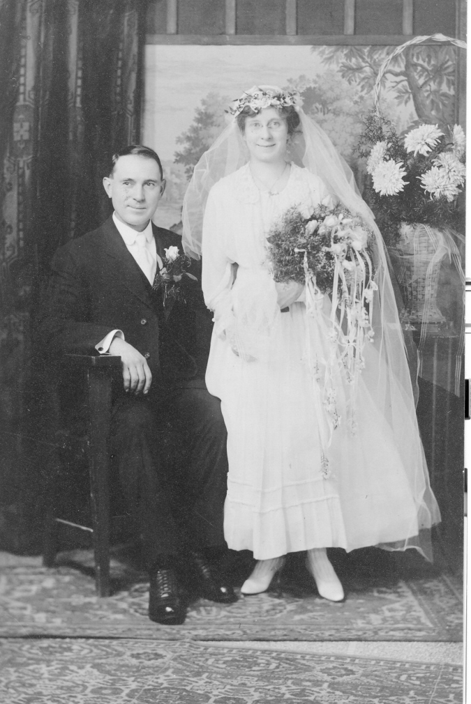 Theodore F. H. Meyer & Marie Louise Heine wedding 1916
