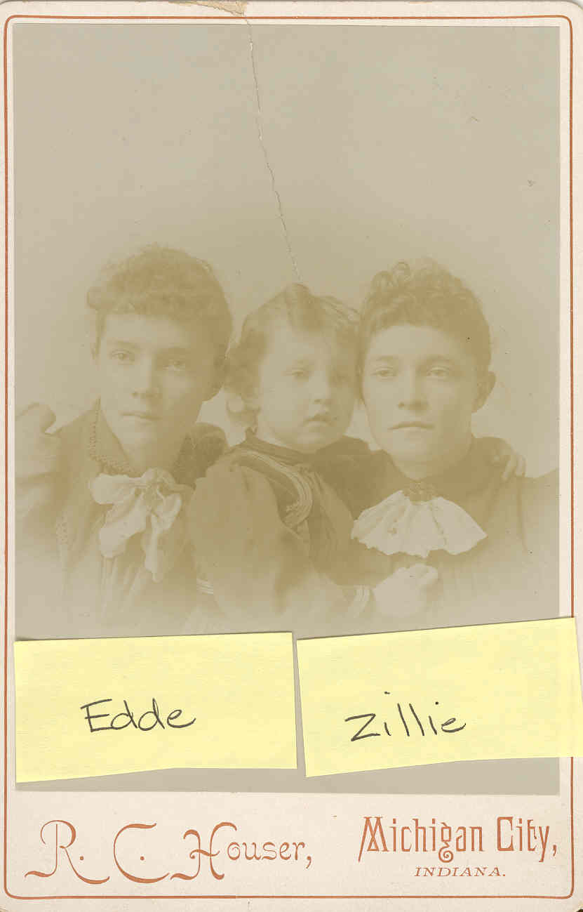 Zillie mar. name Heise with Twin Edde  mar. name Hasselfeldt 