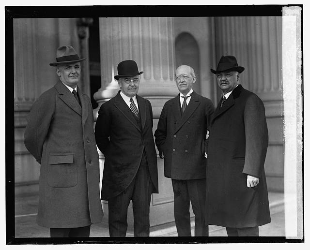Senators Rice W. Means, Wm. M. Butler, Jesse H. Metcalf,...