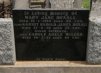 Garnet Boxall Gravesite