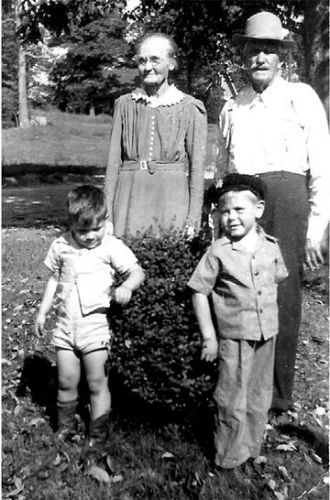 John & Martha Beardon with grandsons