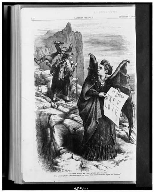 "Get thee behind me, (Mrs.) Satan!" / Th. Nast.