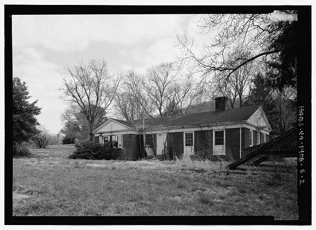 Perspective view from northwest - Blue Ridge Sanatorium,...