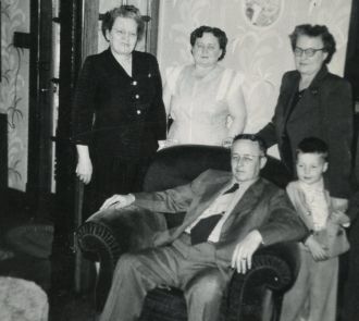 Charles, 'Kit', Blanche, & Lelah Baxley, 1951 Ohio