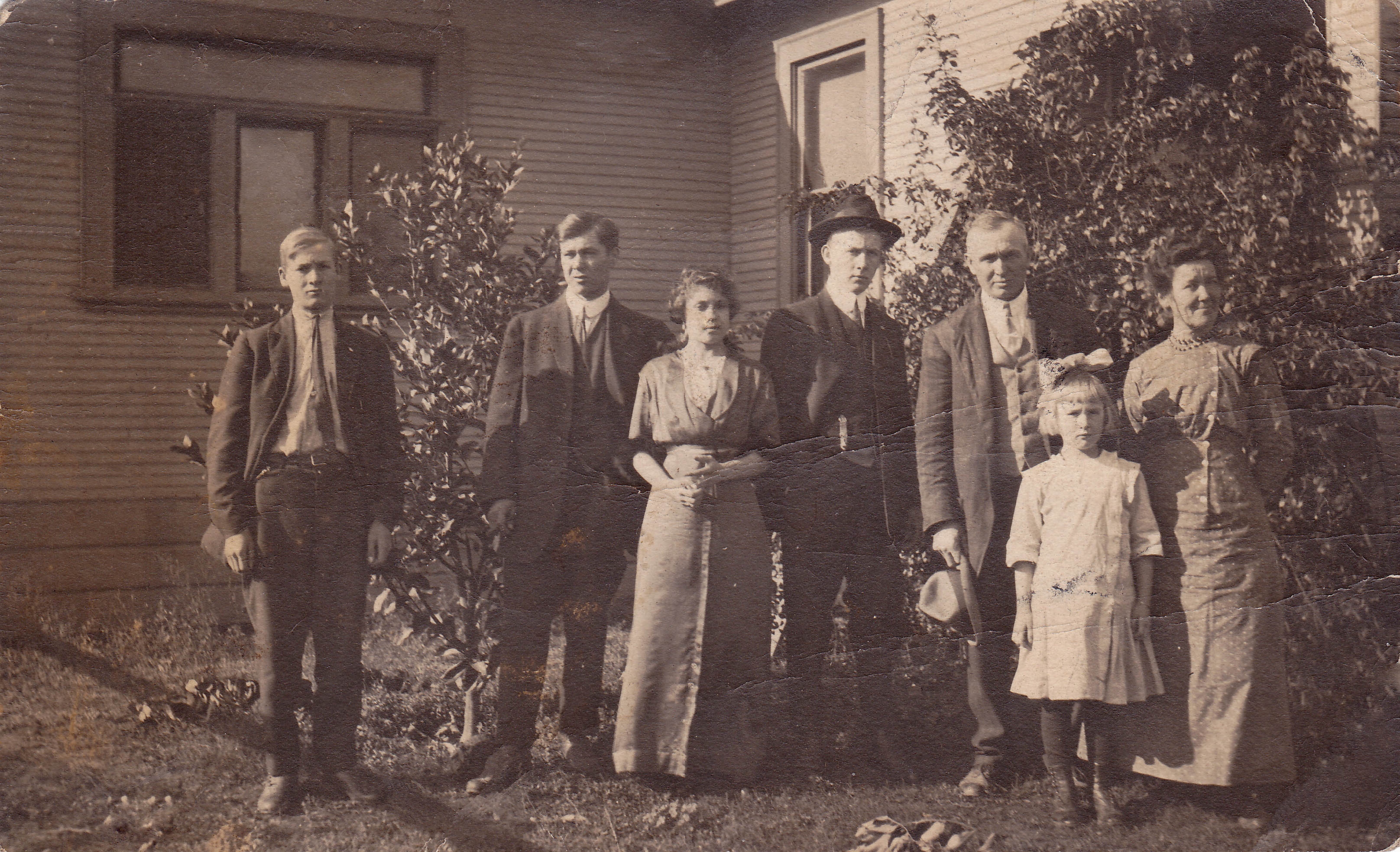 Charles & Clara Dorr Family, CA 1912