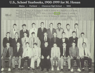 Martin Matthew Honan III--U.S., School Yearbooks, 1900-1999(1955)