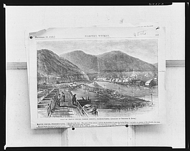 A page from Harpers (1869) from the public library. Mauch...