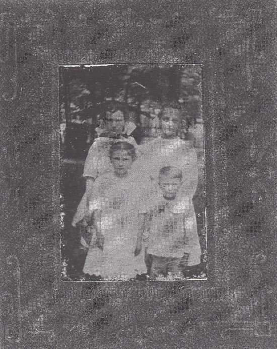 4 children tintype