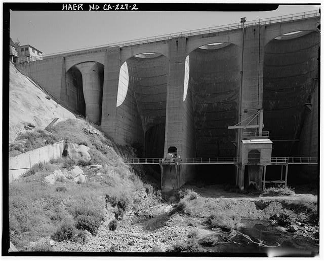 2. NORTHERLY VIEW OF THE DOWNSTREAM ELEVATION OF BIG...