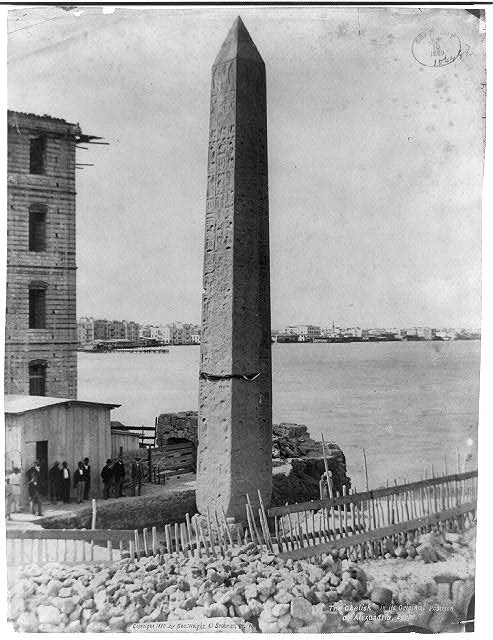The "Obelisk" in its original position at Alexandria, Egypt