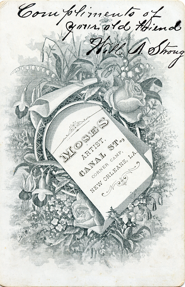 William Allyn Strong, back cabinet card
