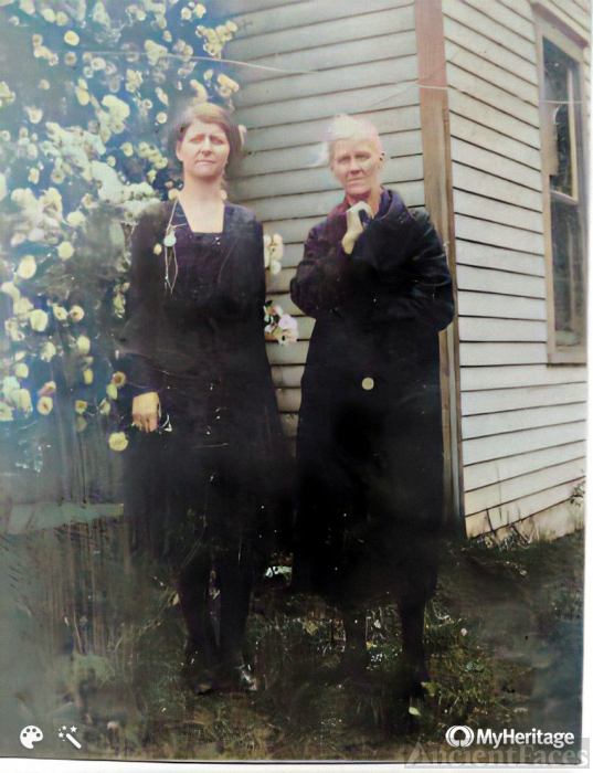 Mathilda Schultz Adams and Rose Rawlings