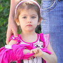 A photo of Wyatt Isabelle Kutcher