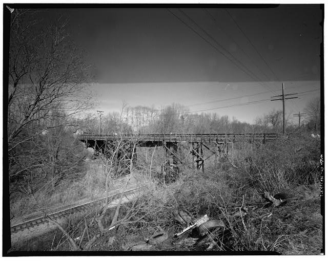 1. View of bridge in setting, looking northeast. -...