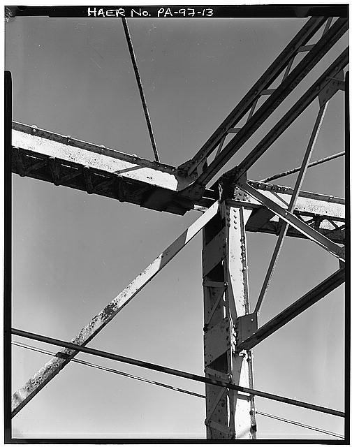 13. DETAIL VIEW OF UPPER JOINT - Smithton Bridge,...