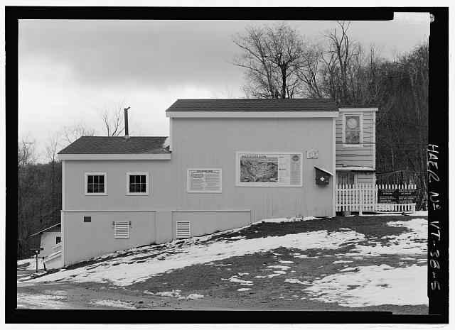 WEST WALL OF DRIVE TERMINAL WITH OPERATOR'S ROOM AT...