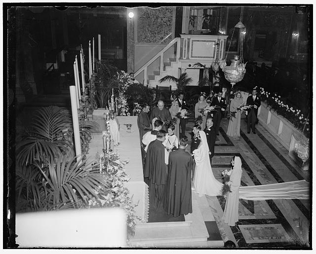Diplomatic wedding. Washington, D.C., Feb. 19. A colorful...