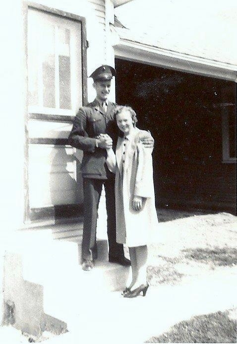 Frank & Nadine (Evans) Romack, 1944
