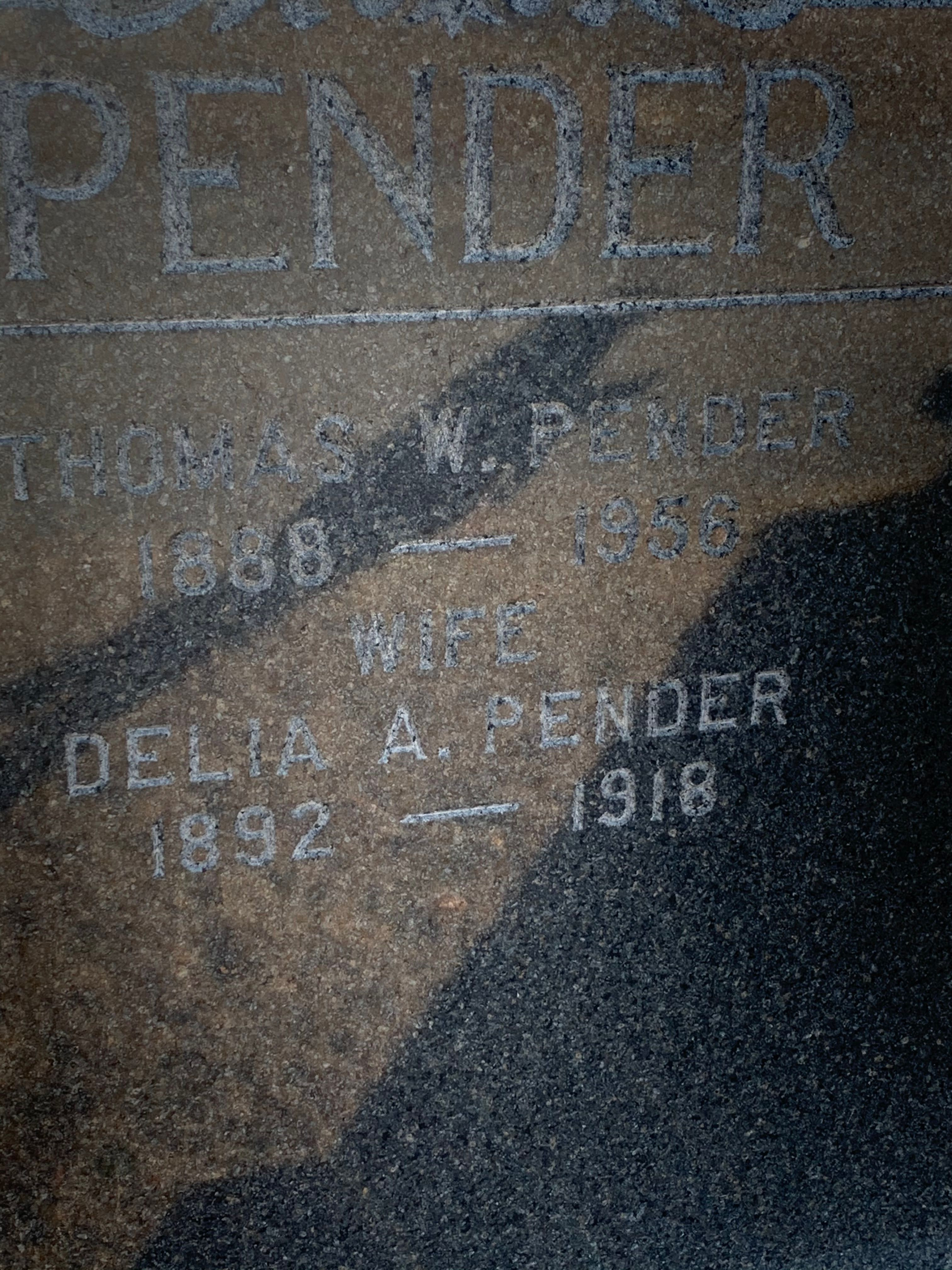 Bridget Agnes -Delia- Brogan-Pender--gravestone