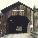 Chitwood Covered Bridge, Oregon 1983