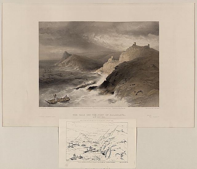 The gale off the port of Balaklava, 14th Nov. 1854 / W....