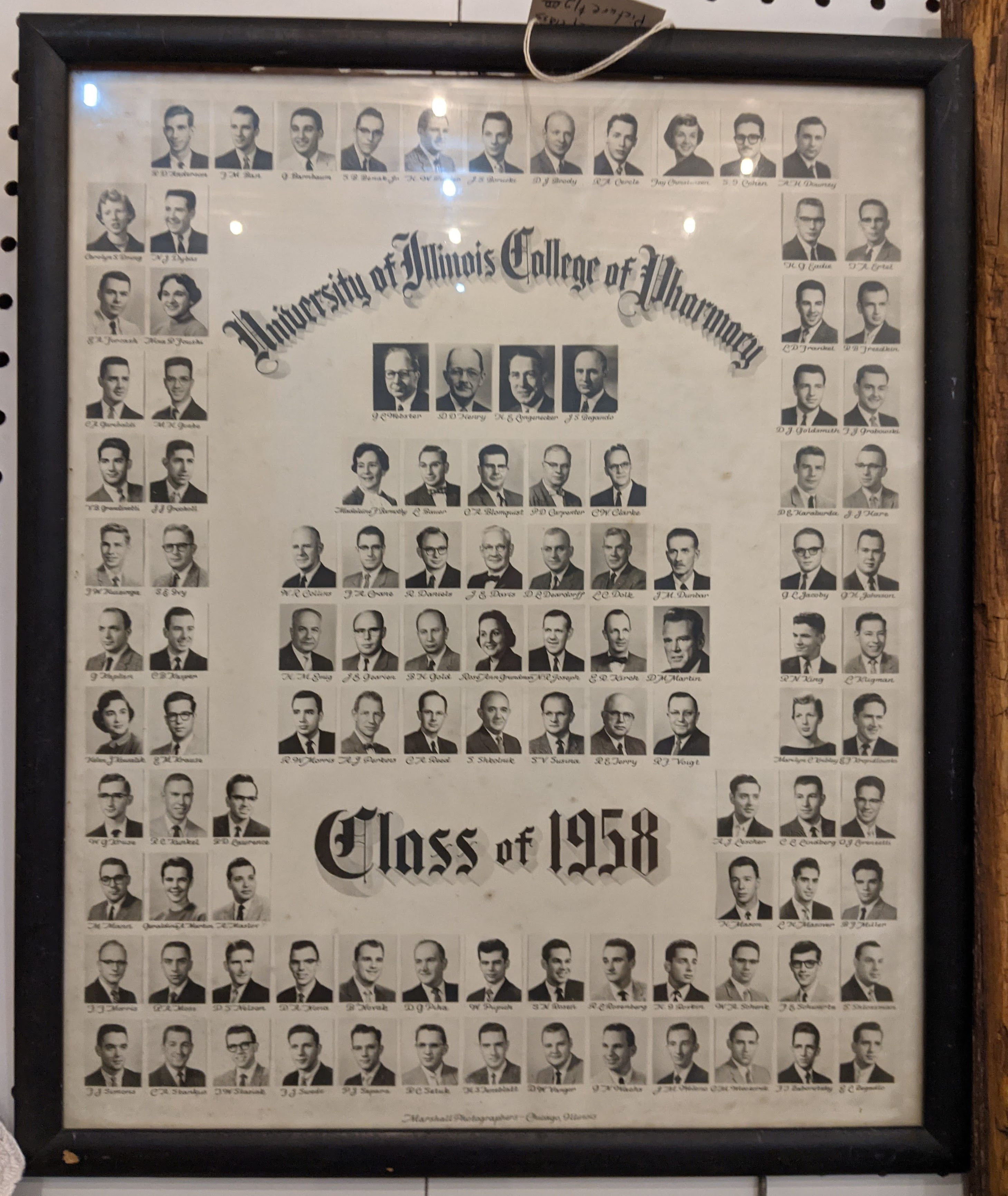 University of Illinois College of Pharmacy Class of 1958
