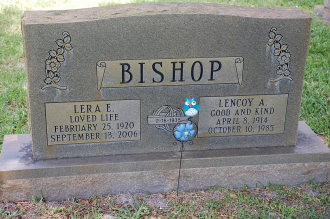 Lencoy Augusta Bishop Gravesite